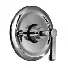 Harrington Brass Works 15-388N3T-15L-026 - Chester - Thermostatic Trim With Dished Stamped Brass Plate And Single