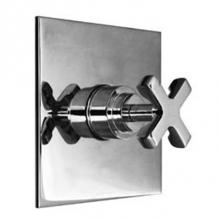 Harrington Brass Works 15-388N5T-15-026 - Chester Thermostatic Trim With Solid Brass Square Plate And Single