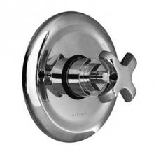 Harrington Brass Works 16-388N3T-16-026 - Bradford - Thermostatic Trim With Dished Stamped Brass Plate And Single