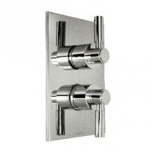 Harrington Brass Works 17-386N4T-17L-026 - Metro-Thermostatic Trim With Solid Brass Square Plate With Two