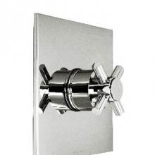 Harrington Brass Works 17-388N5T-17-GRP2 - Metro Thermostatic Trim With Solid Brass Square Plate And Single