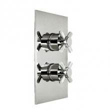 Harrington Brass Works 18-386N4T-18-026 - Toro-Thermostatic Trim With Solid Brass Square Plate With Two