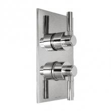 Harrington Brass Works 18-386N4T-18L-GRP2 - Toro-Thermostatic Trim With Solid Brass Square Plate With Two