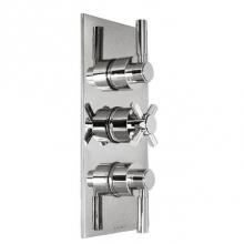 Harrington Brass Works 18-387N3T-18L-026 - Toro-Thermostatic Trim With Solid Brass Square Plate With Three