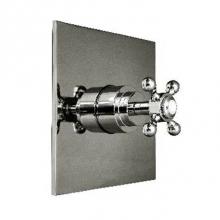 Harrington Brass Works 35-388N5T-20-026 - Monterey Thermostatic Trim With Solid Brass Square Plate And Single