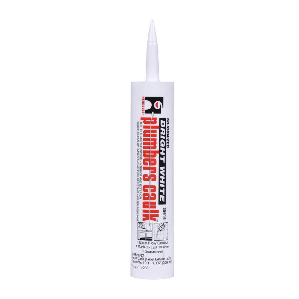 10.1 Fl Oz Plumbers Caulk-White