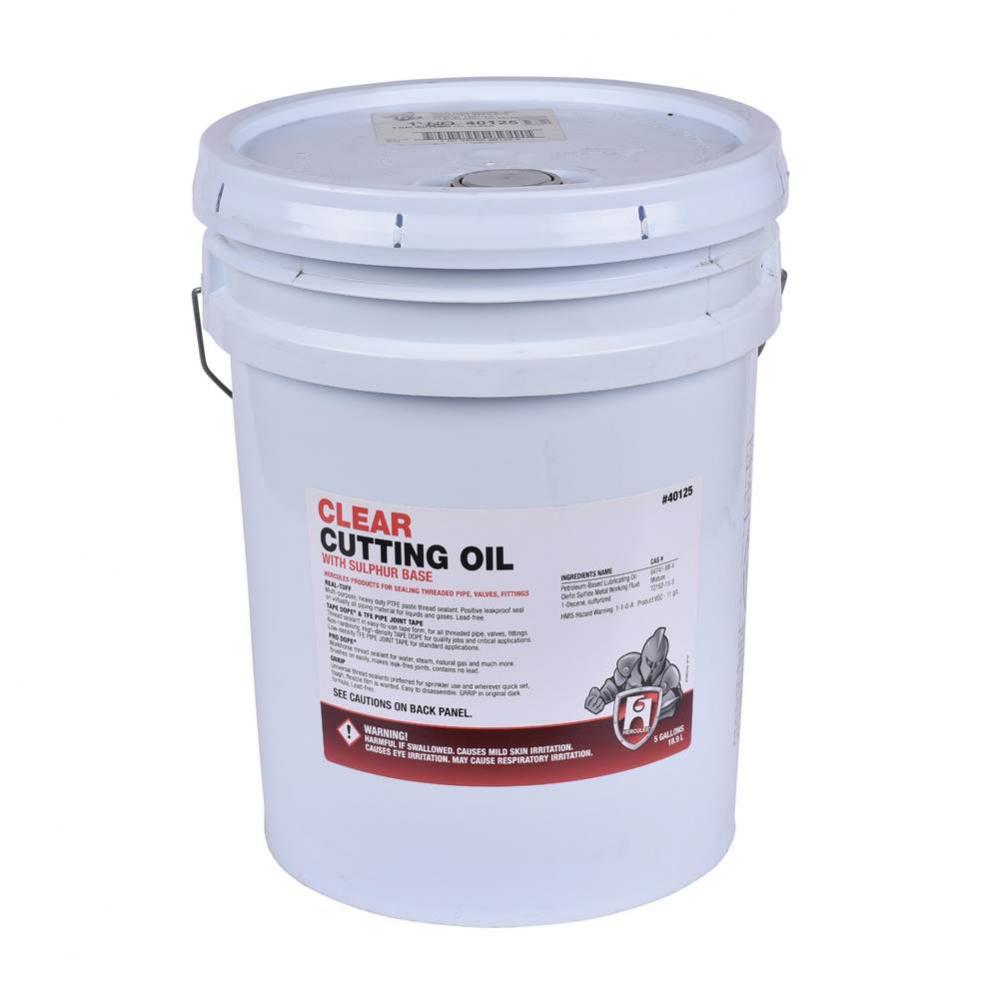 5 Gal Cutting Oil Clear