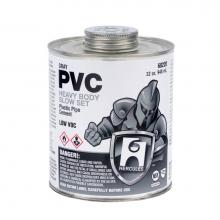 Hercules 60210 - 1/2 Pt Gray Pvc Plastic Pipe Cement