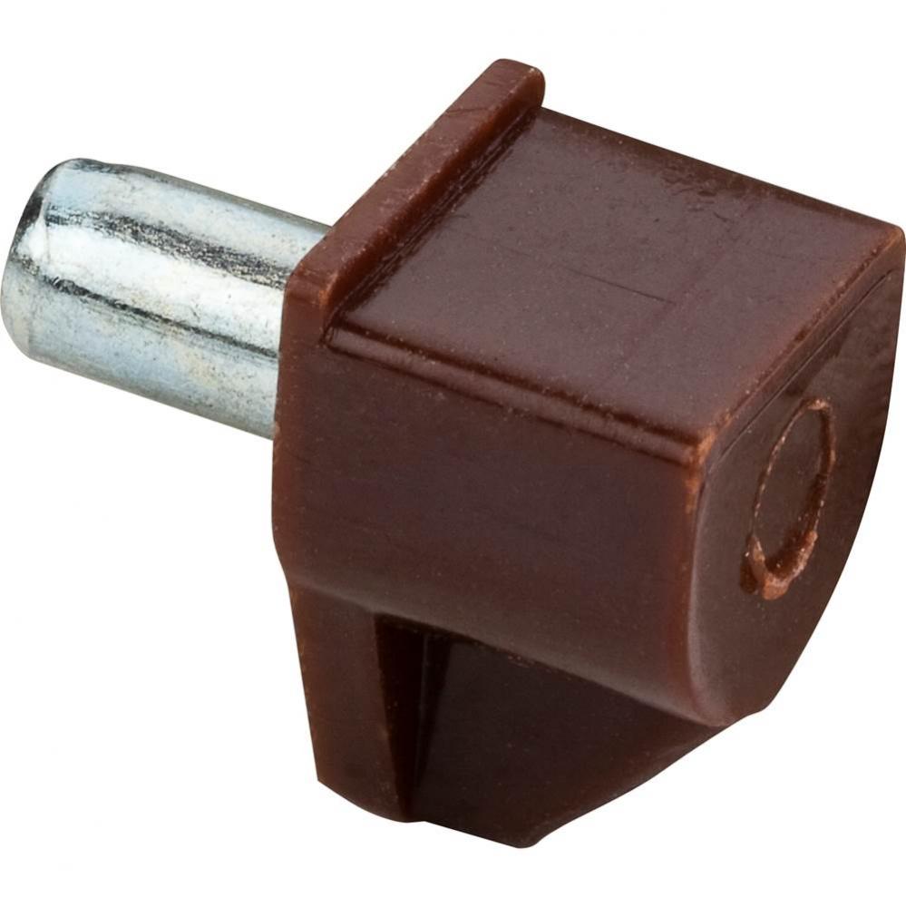 Brown Plastic Shelf Support with 5 mm Steel Pin - bag of 100