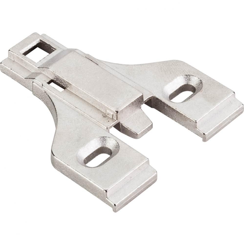 Heavy Duty 0 mm Non-Cam Adj Zinc Die Cast Plate for Cabinet Refacing for 500 Series Euro Hinges