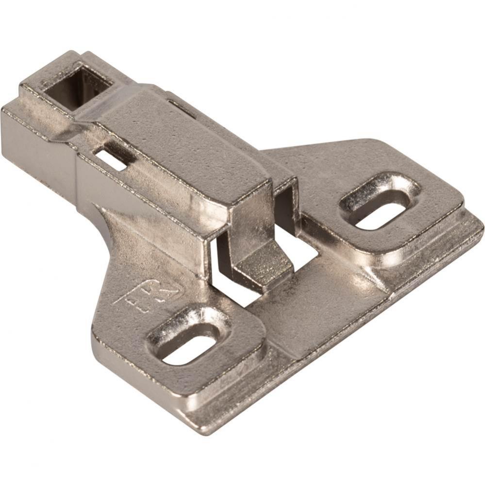 Heavy Duty 6 mm Non-Cam Adj Zinc Die Cast Plate for 125 degree 500 Series Euro Hinges