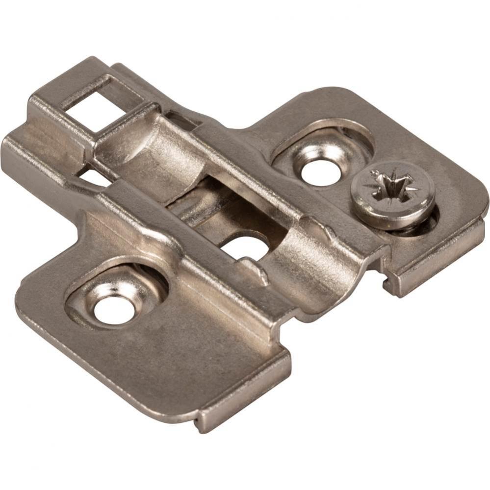 Heavy Duty 2 mm Cam Adj Zinc Die Cast Plate for 700, 725, 900 and 1750 Series Euro Hinges