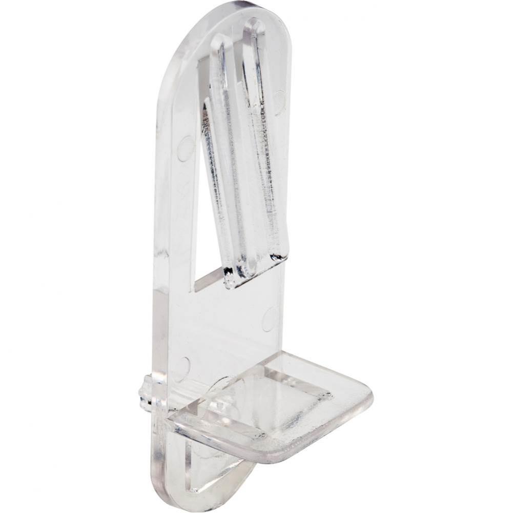 Clear 5 mm Pin Shelf Lock For 1/2'' Shelf - Priced and Sold by the Thousand