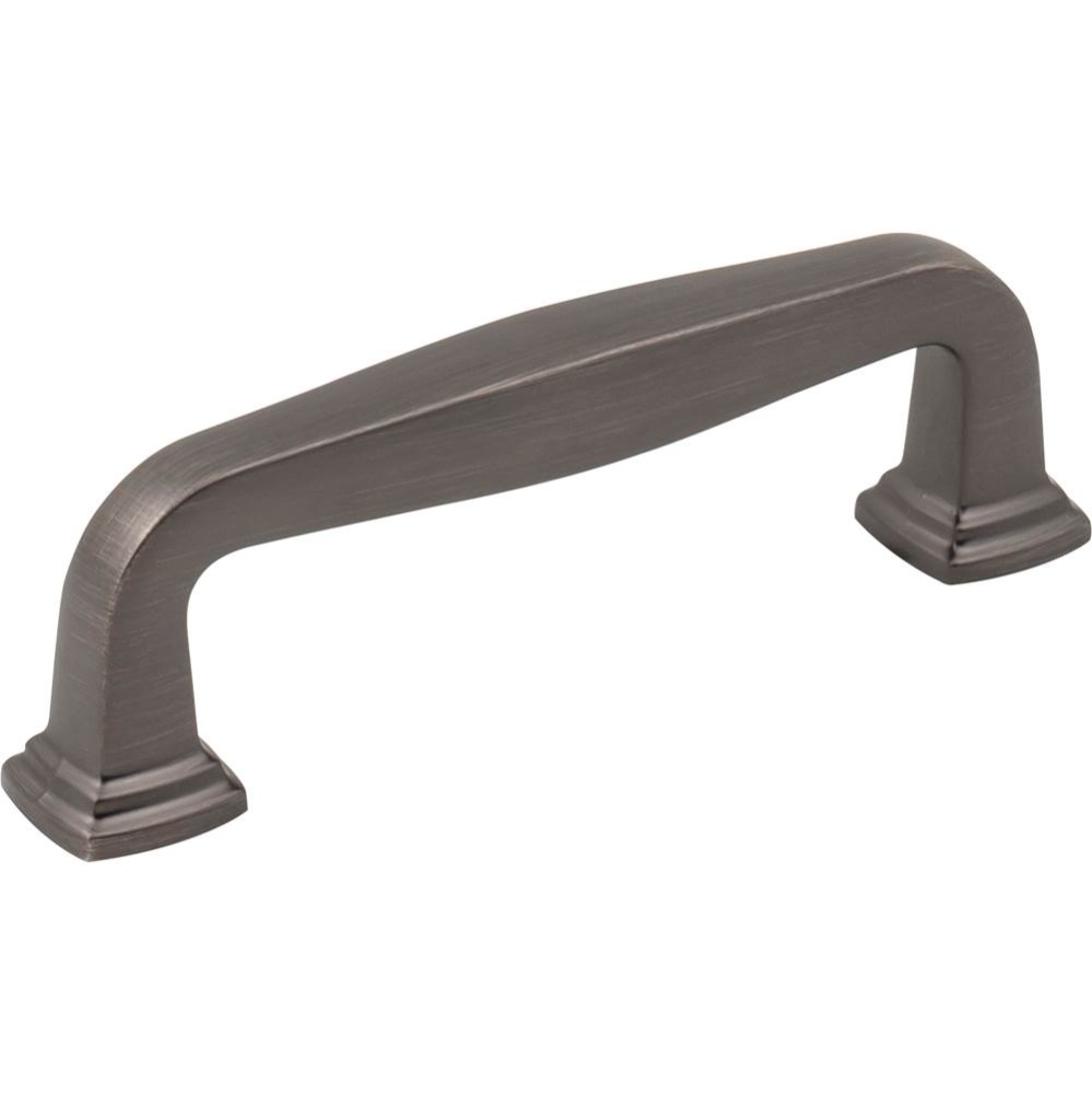 96 mm Center-to-Center Brushed Pewter Fontana Cabinet Pull