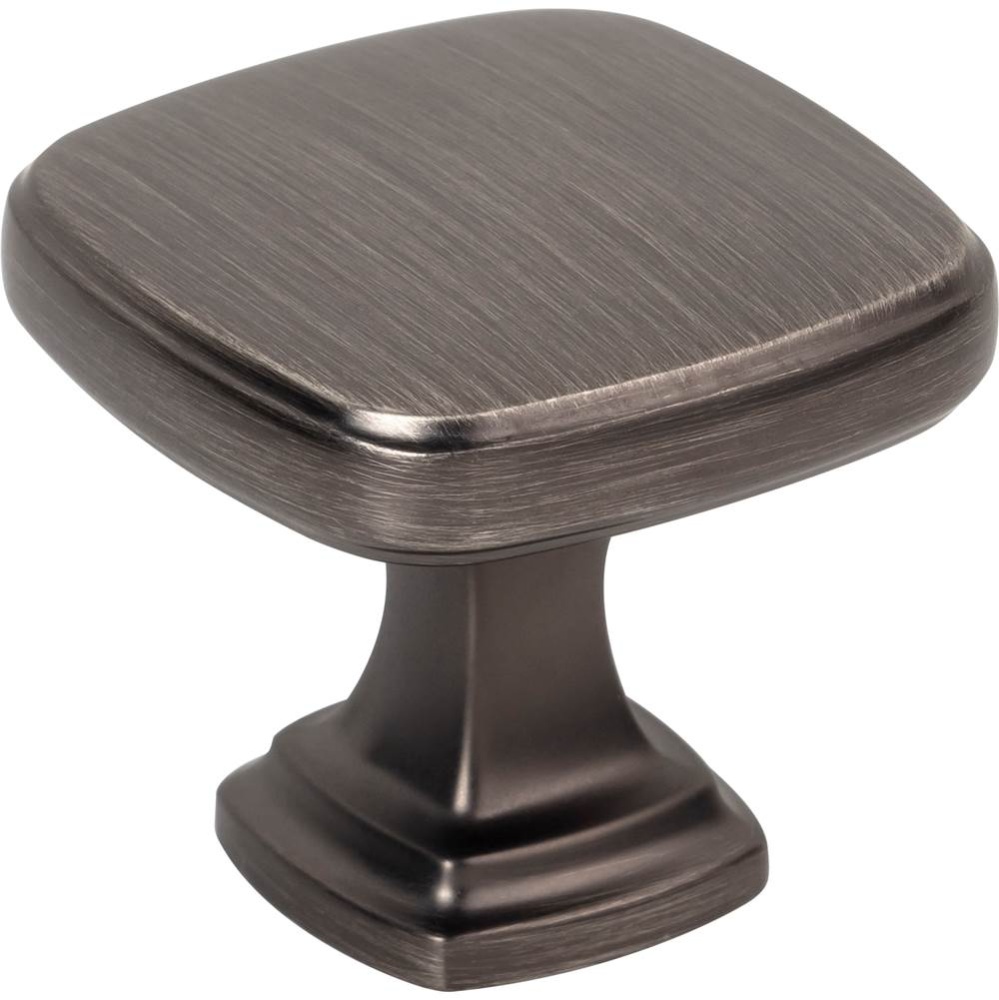 1-3/8'' Overall Length Brushed Pewter Fontana Cabinet Knob