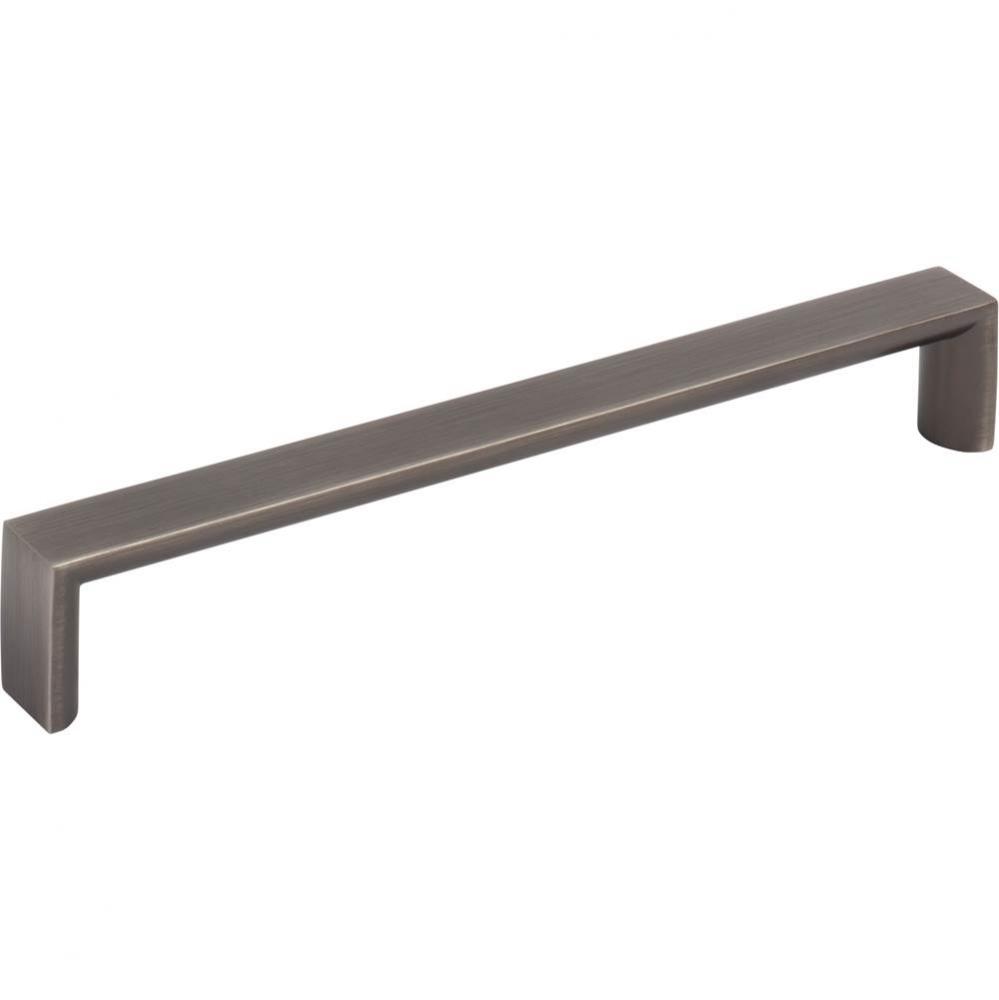 192 mm Center-to-Center Brushed Pewter Walker 1 Cabinet Pull