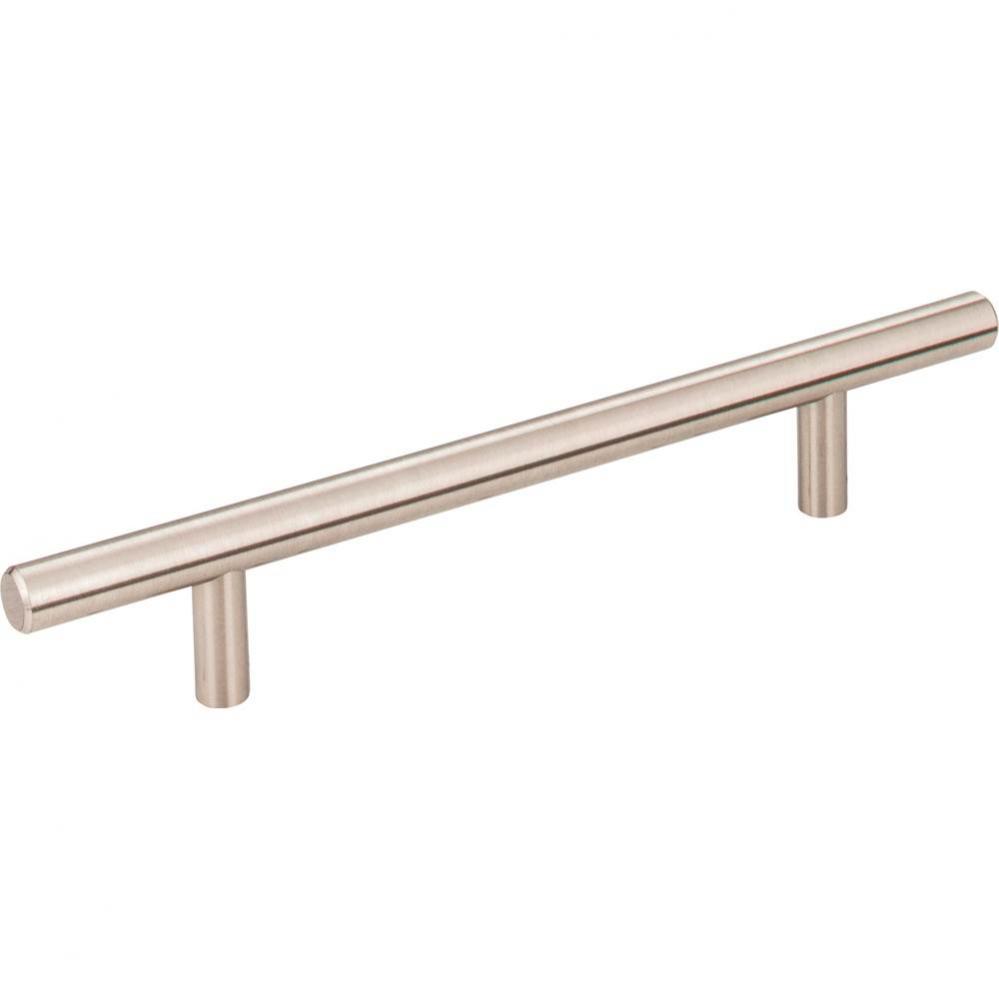 128 mm Center-to-Center Satin Nickel Naples Cabinet Bar Pull