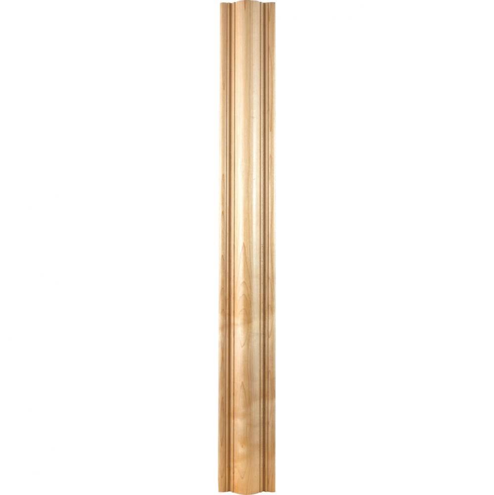 3/4'' D x 2-3/4'' H Hard Maple Radius Corner Moulding