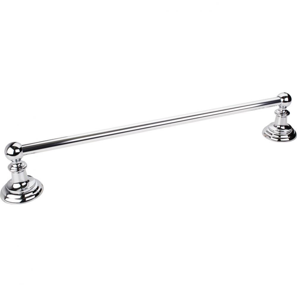 Fairview Polished Chrome 24'' Single Towel Bar - Retail Packaged