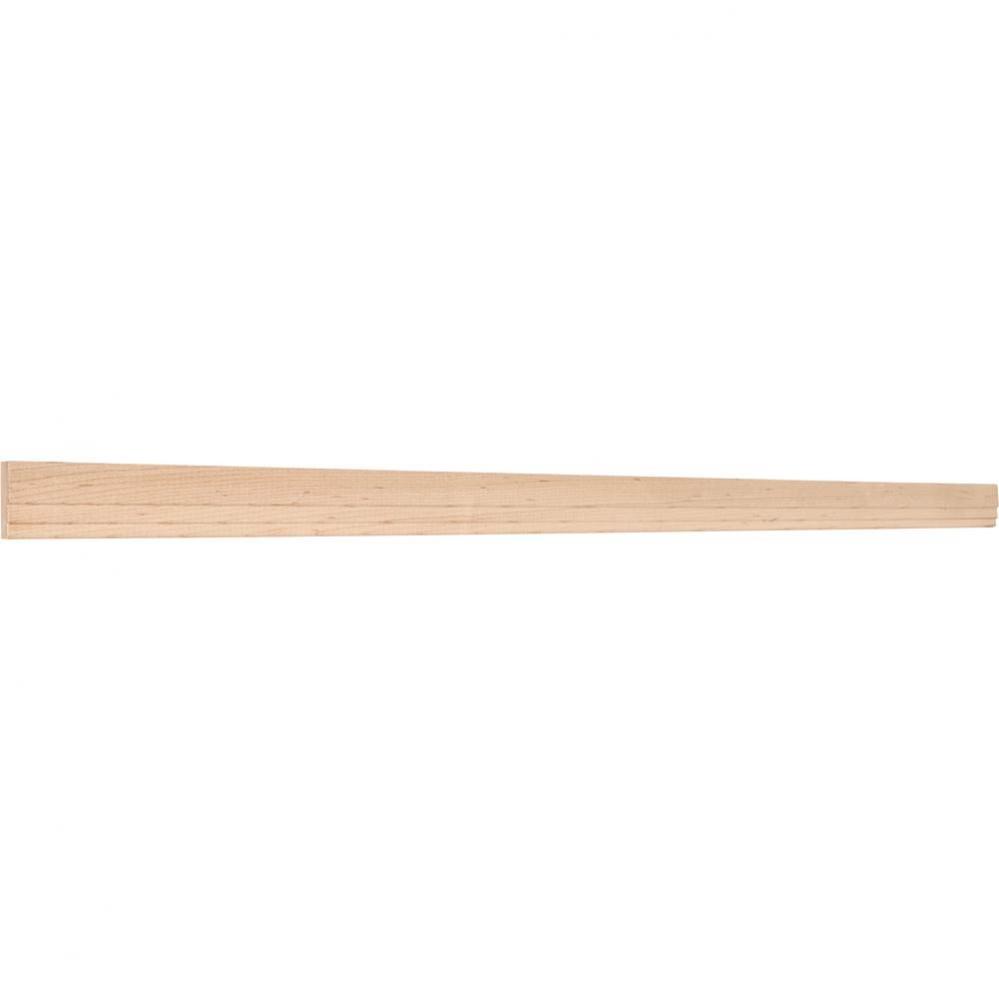 1/4'' D x 1-1/4'' H Hard Maple Stepped Scribe Moulding