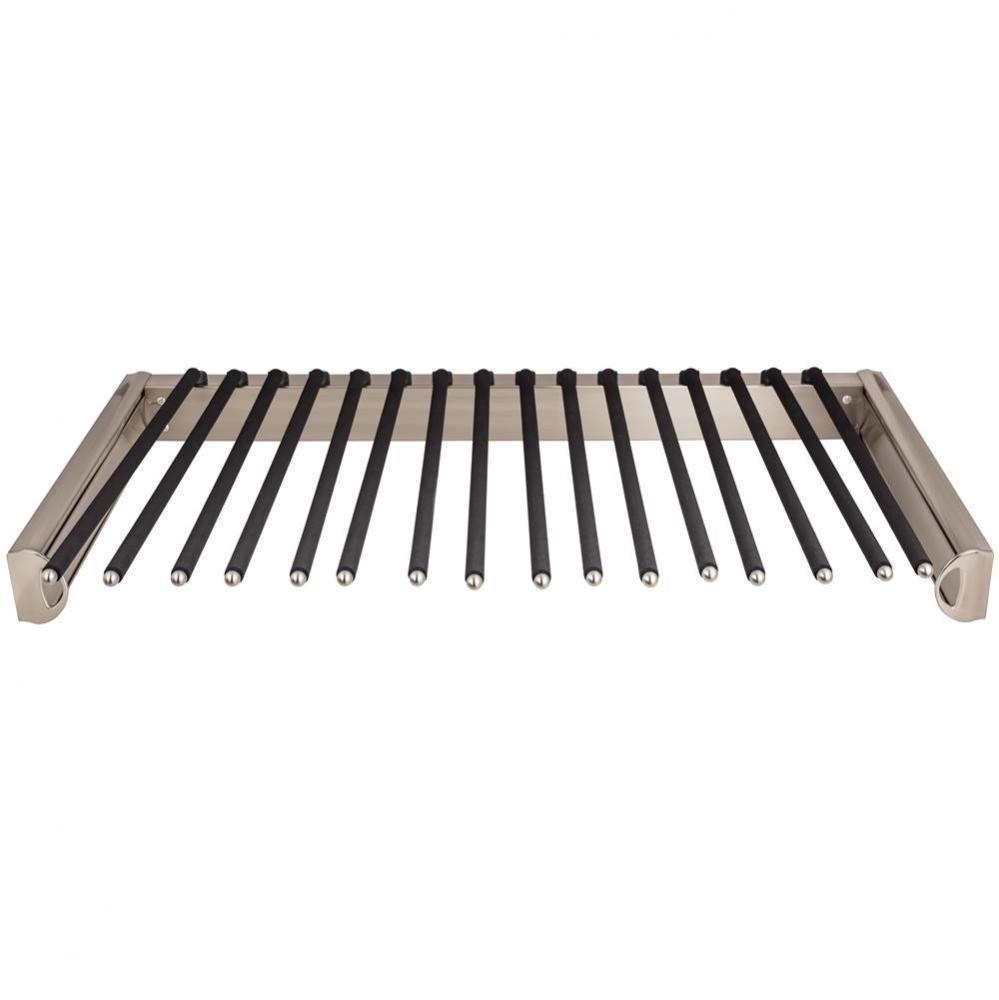 Satin Nickel 30'' Wide Pant Rack