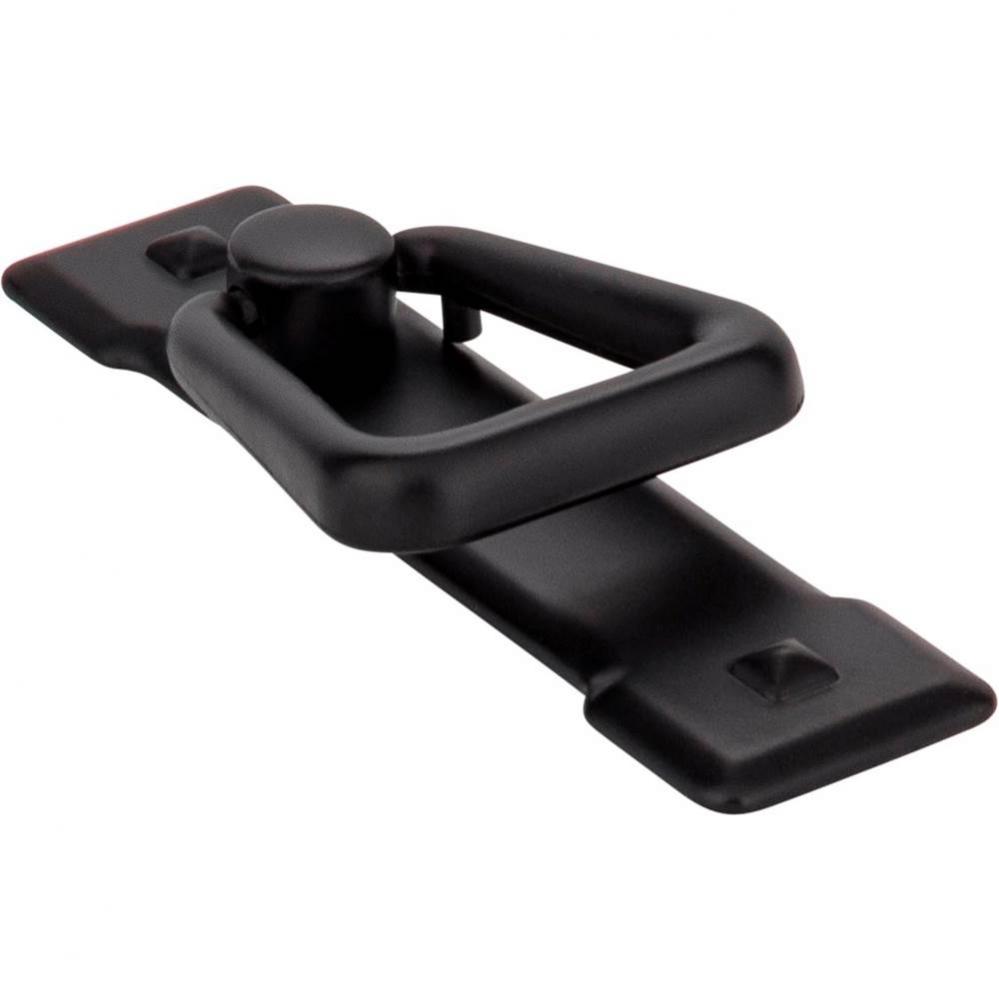 2-1/4'' Center-to-Center Matte Black Rectangle Verona Cabinet Drop Pull