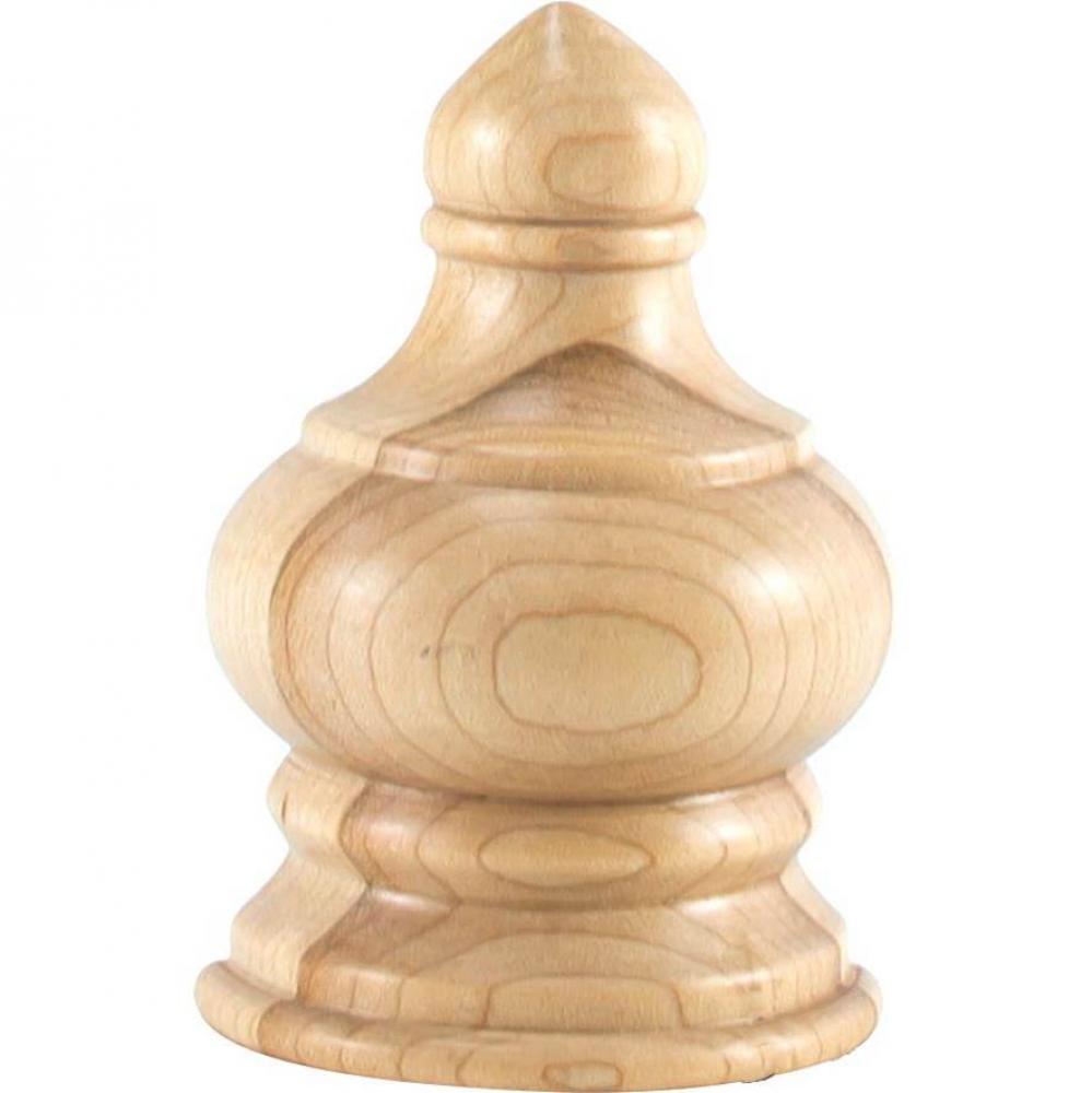 2-1/4'' W x 1-1/8'' D x 11-1/4'' H Maple Transition Finial