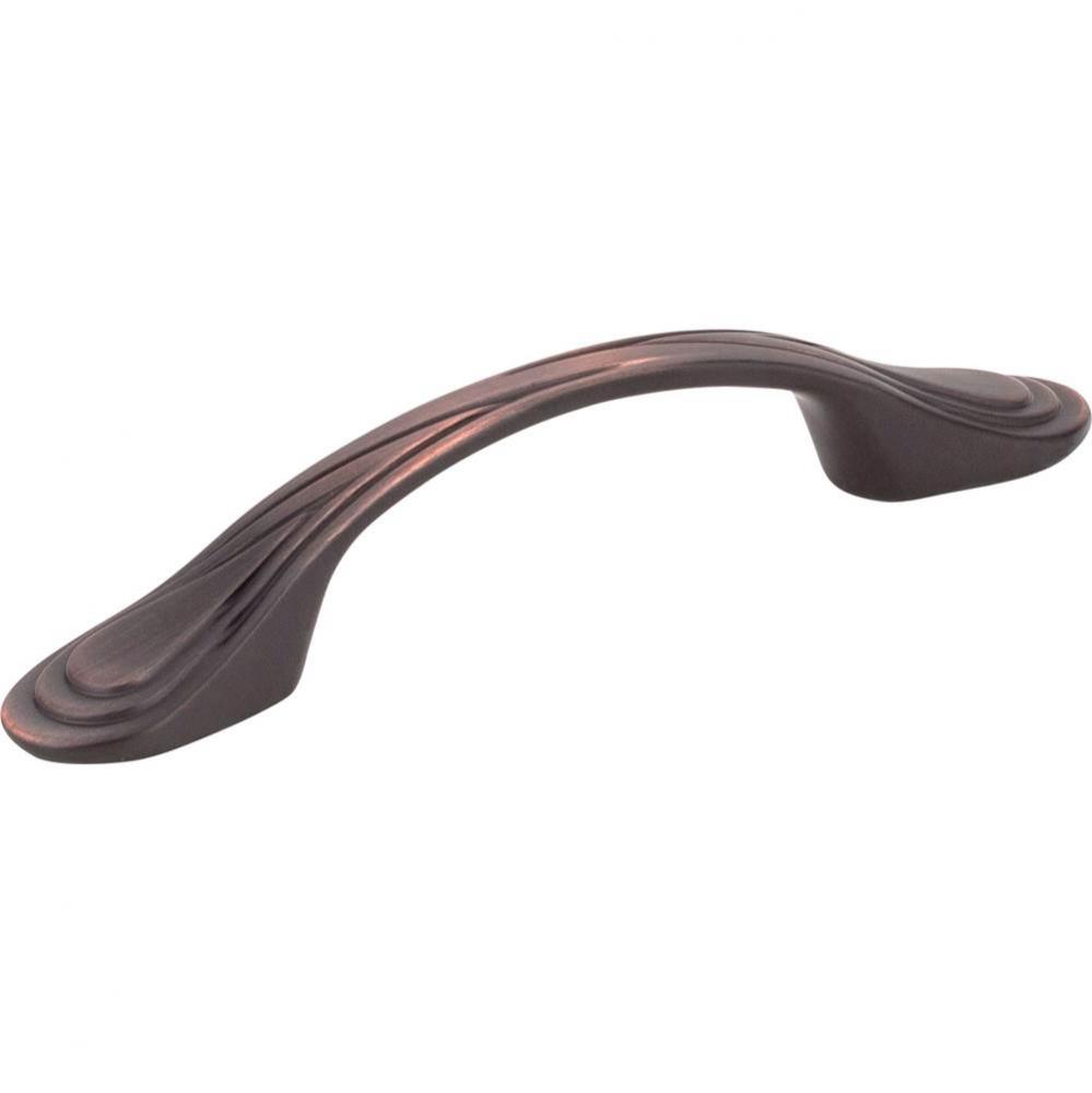 3'' Center-to-Center Brushed Oil Rubbed Bronze Westbury Cabinet Pull