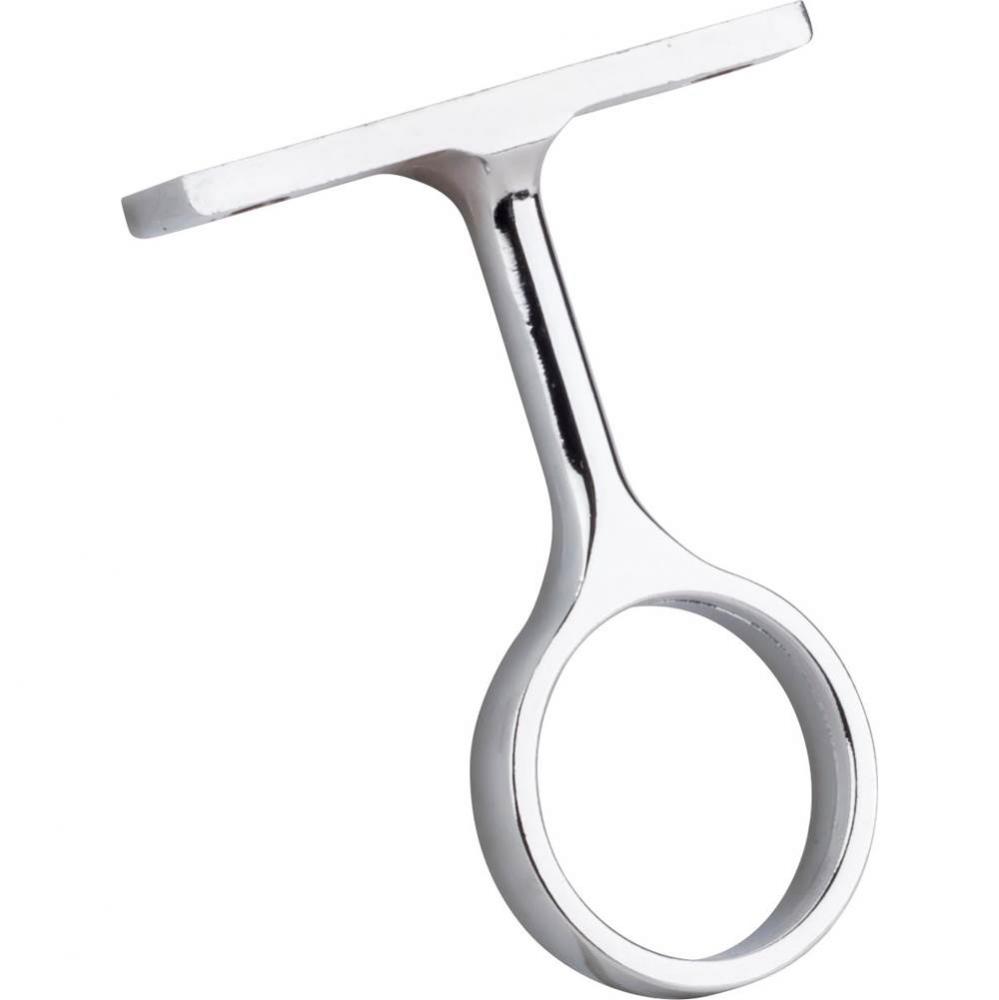 Chrome Center Support Bracket for 1-1/16'' Round Closet Rods