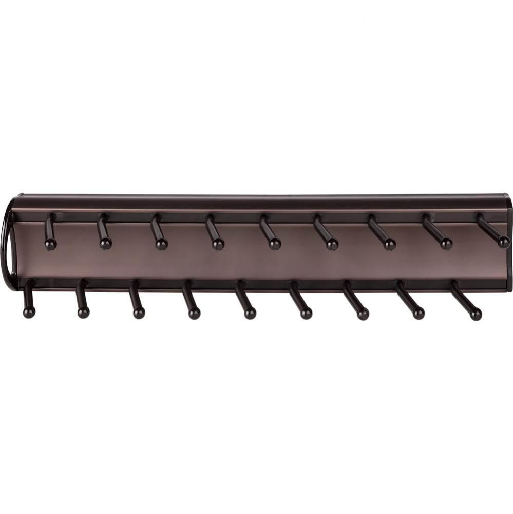 Dark Bronze 14'' Tie Rack