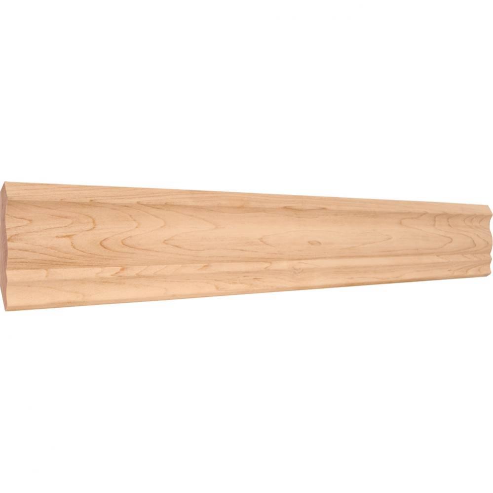 3/4'' D x 3-3/4'' H Hard Maple Standard Crown Moulding