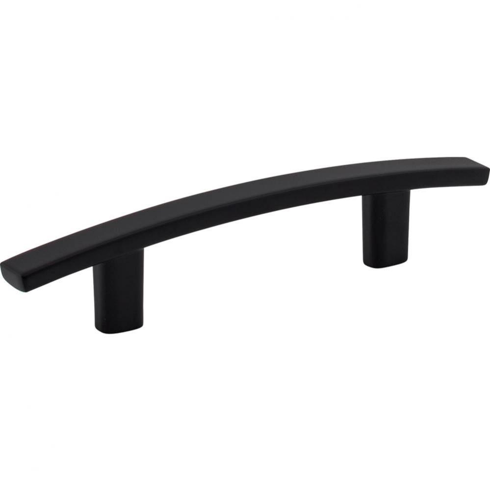 3'' Center-to-Center Matte Black Square Thatcher Cabinet Bar Pull