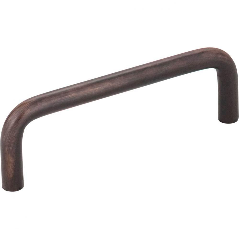 3-1/2'' Center-to-Center Brushed Oil Rubbed Bronze Torino Cabinet Wire Pull