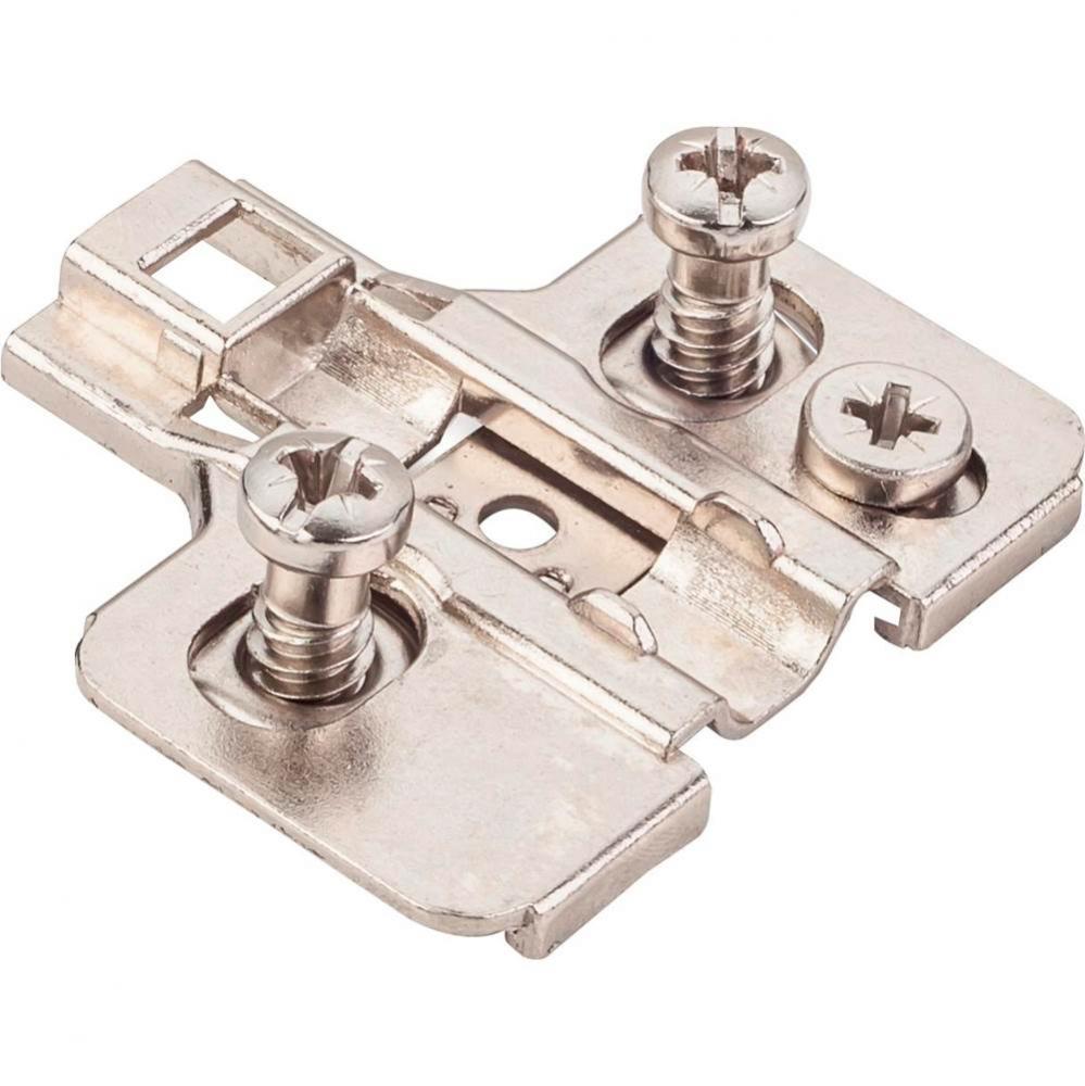 Heavy Duty 0 mm Cam Adj Zinc Die Cast Plate with Euro Screws for 700, 725, 900 and 1750 Series Eur