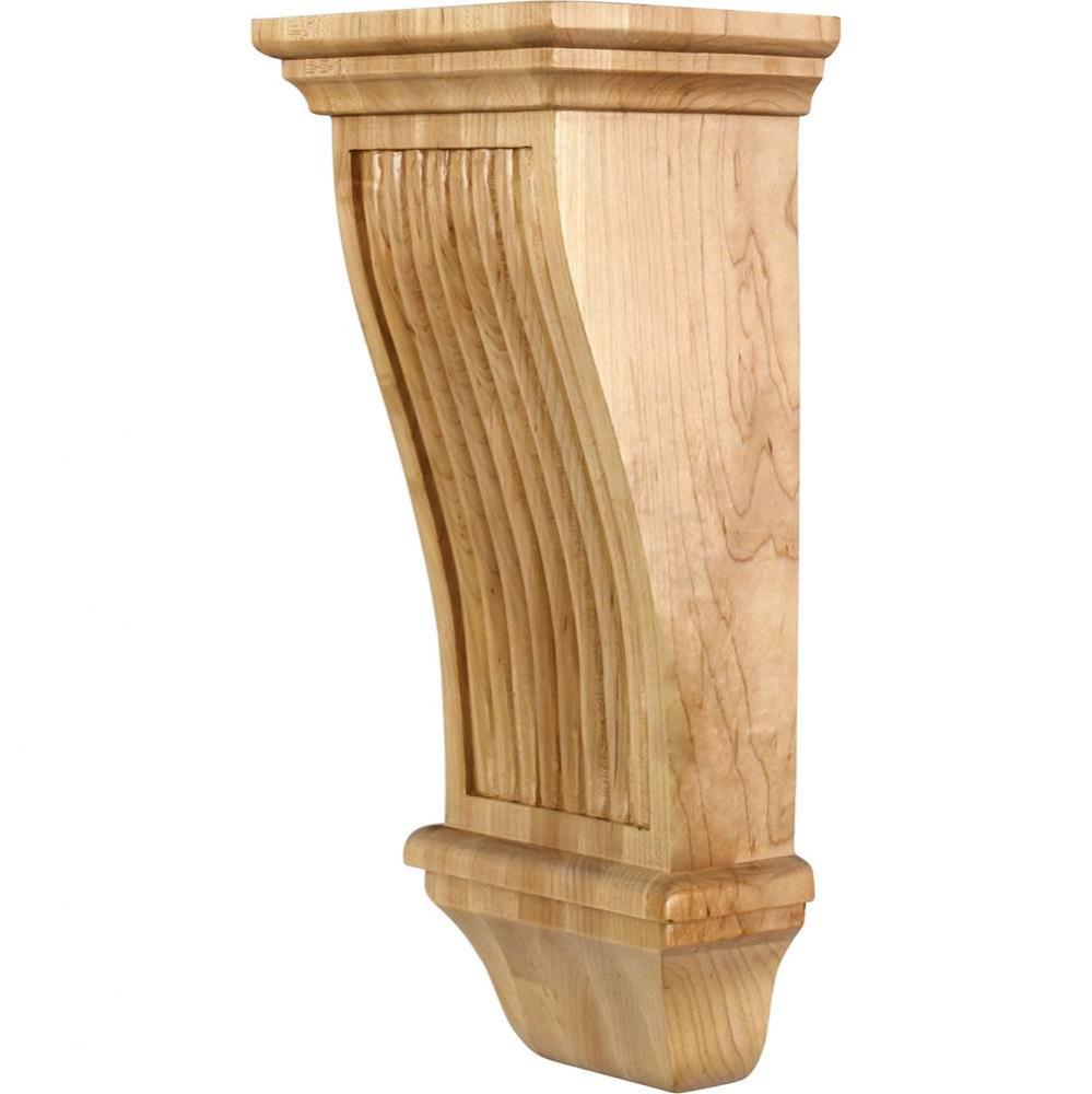 6'' W x 5'' D x 14'' H Cherry Renaissance Reed Corbel