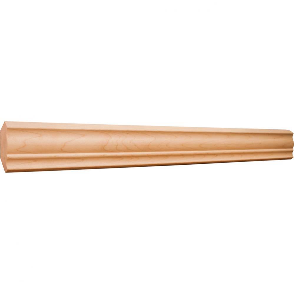 3/4'' D x 2-1/4'' H Poplar Standard Crown Moulding