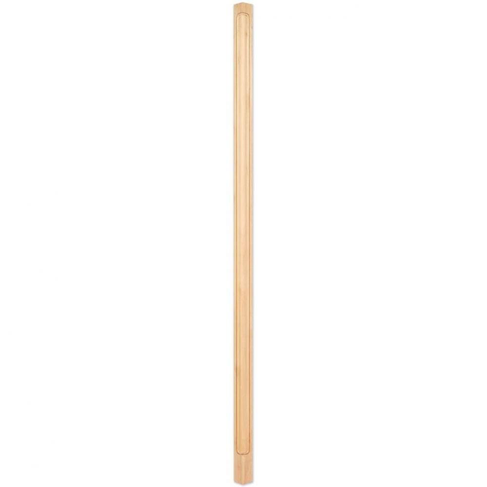 2-3/4'' W x 2-3/4'' D x 96'' H Hard Maple Beaded Corner Post