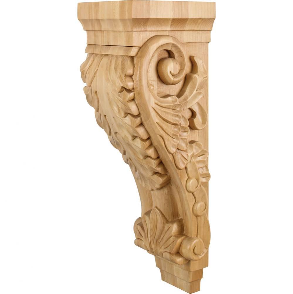 6-3/4'' W x 8'' D x 22'' H Cherry Acanthus Corbel