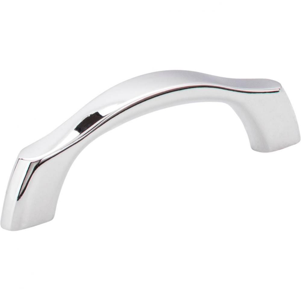 3'' Center-to-Center Polished Chrome Aiden Cabinet Pull