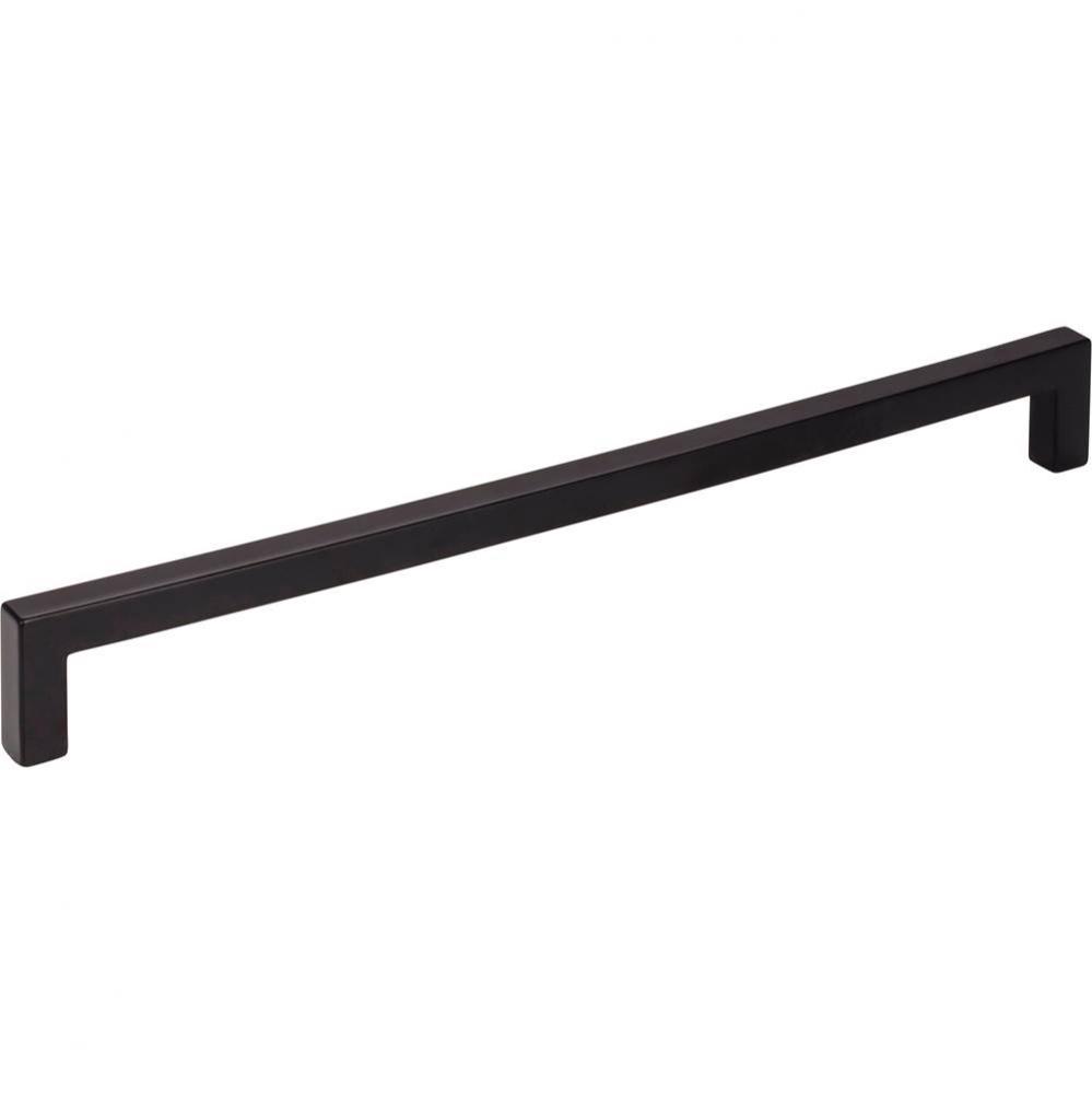 224 mm Center-to-Center Matte Black Square Stanton Cabinet Bar Pull