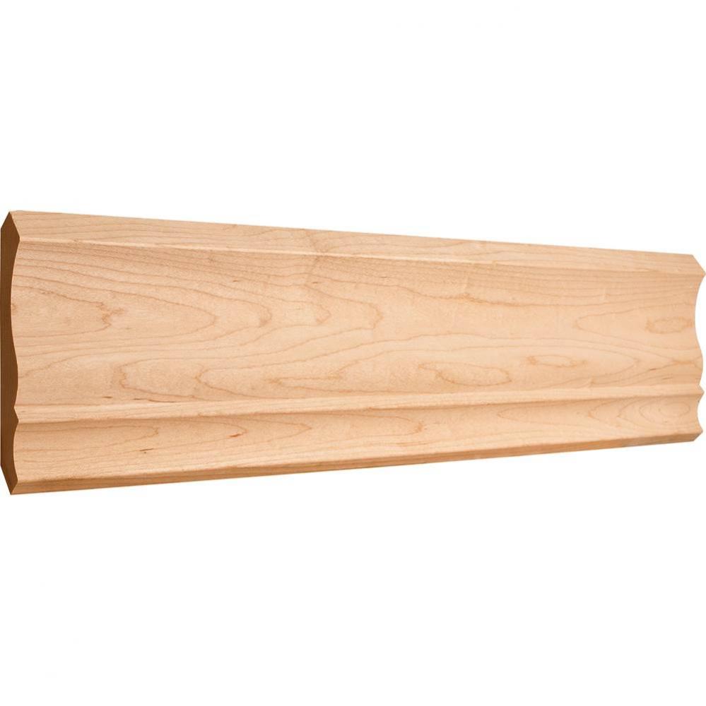 5/8'' D x 4-1/4'' H Oak Standard Crown Moulding