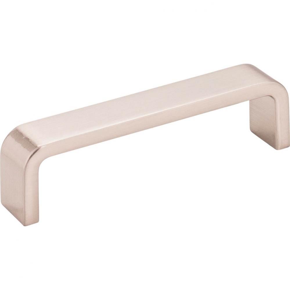 4'' Center-to-Center Satin Nickel Square Asher Cabinet Pull