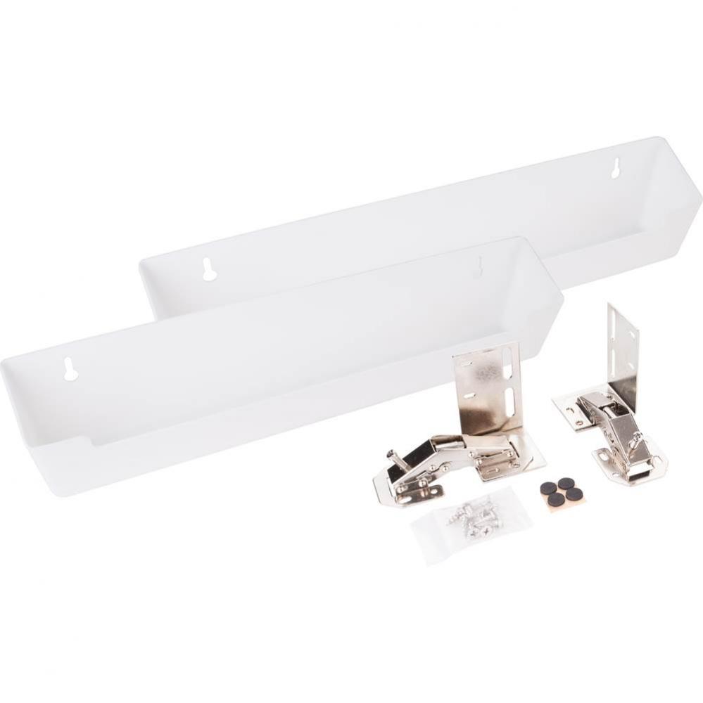 14'' Plastic Tip-Out Tray Kit for Sink Front