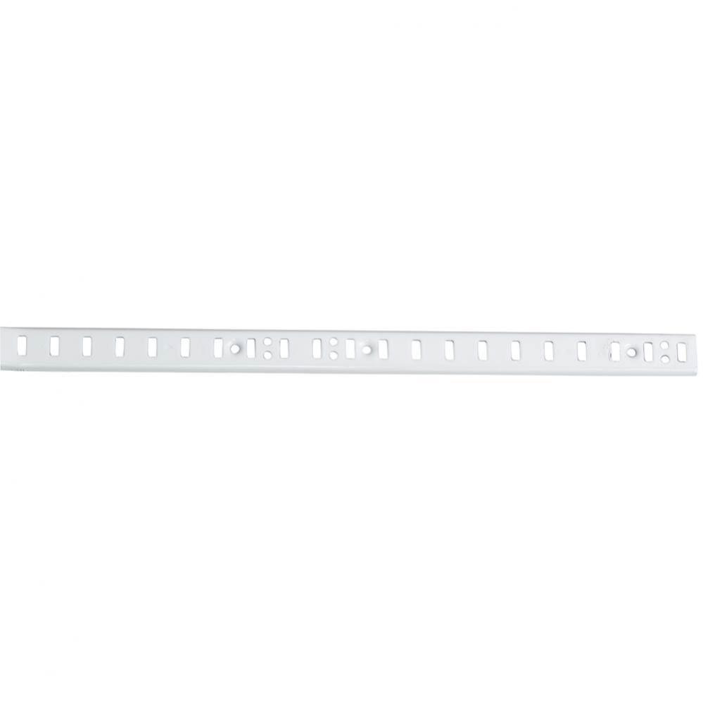 72'' White Single-Track Shelf Standard