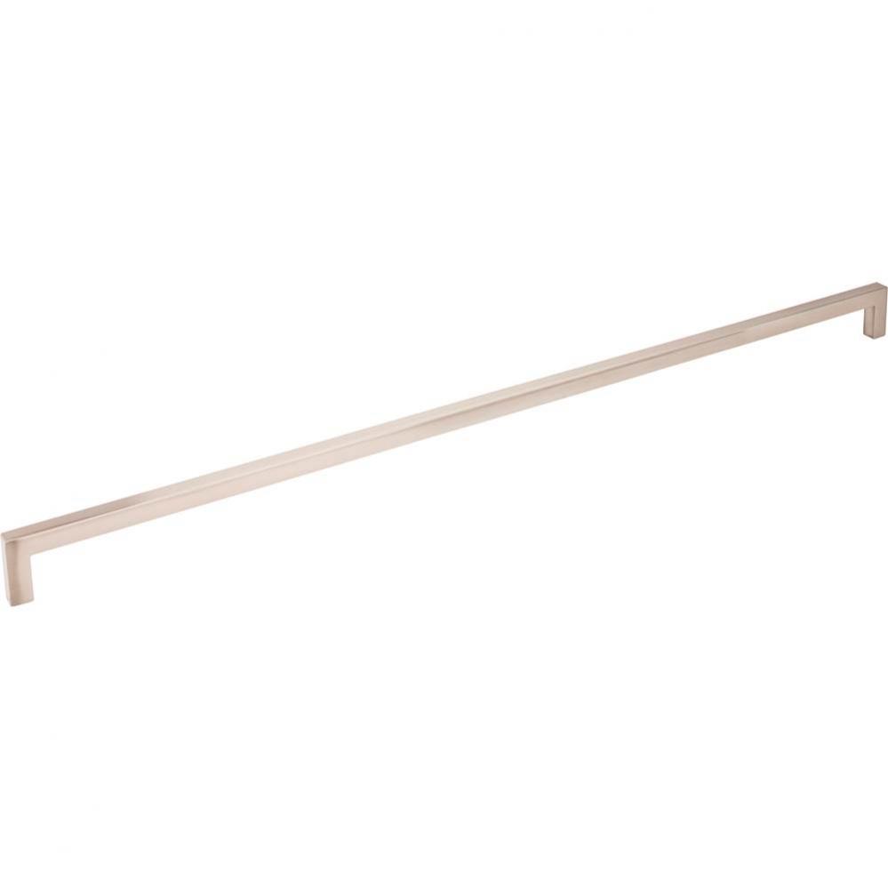 448 mm Center-to-Center Satin Nickel Square Stanton Cabinet Bar Pull