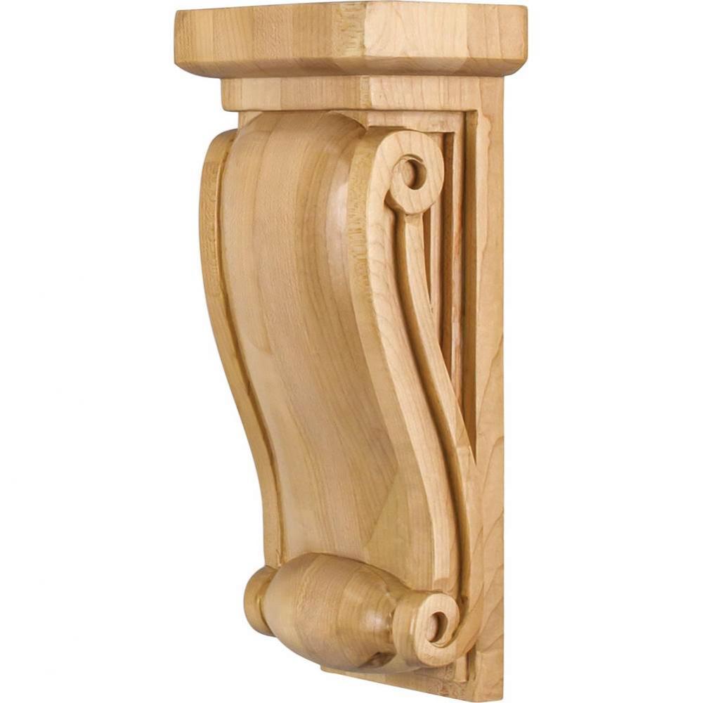 4-1/2'' W x 3'' D x 10'' H Alder Neo Gothic Corbel