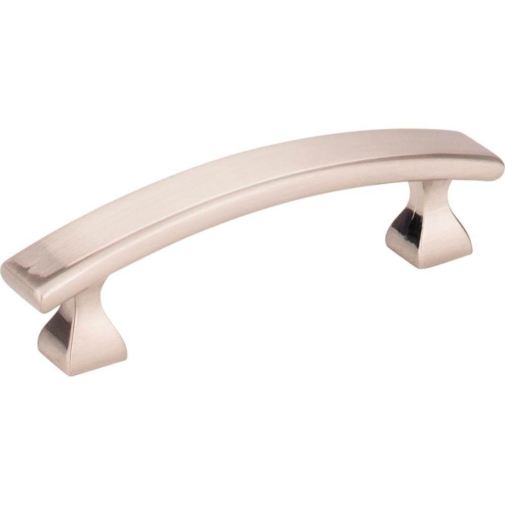 3'' Center-to-Center Satin Nickel Square Hadly Cabinet Pull