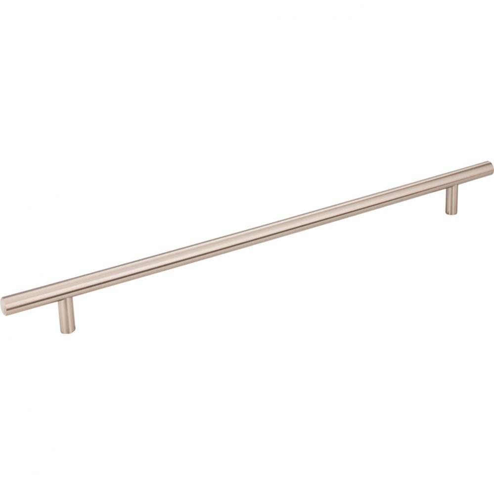 480 mm Center-to-Center Satin Nickel Naples Cabinet Bar Pull