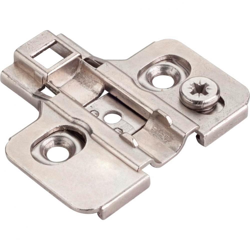 Heavy Duty 0 mm Cam Adj Zinc Die Cast Plate for 700, 725, 900 and 1750 Series Euro Hinges