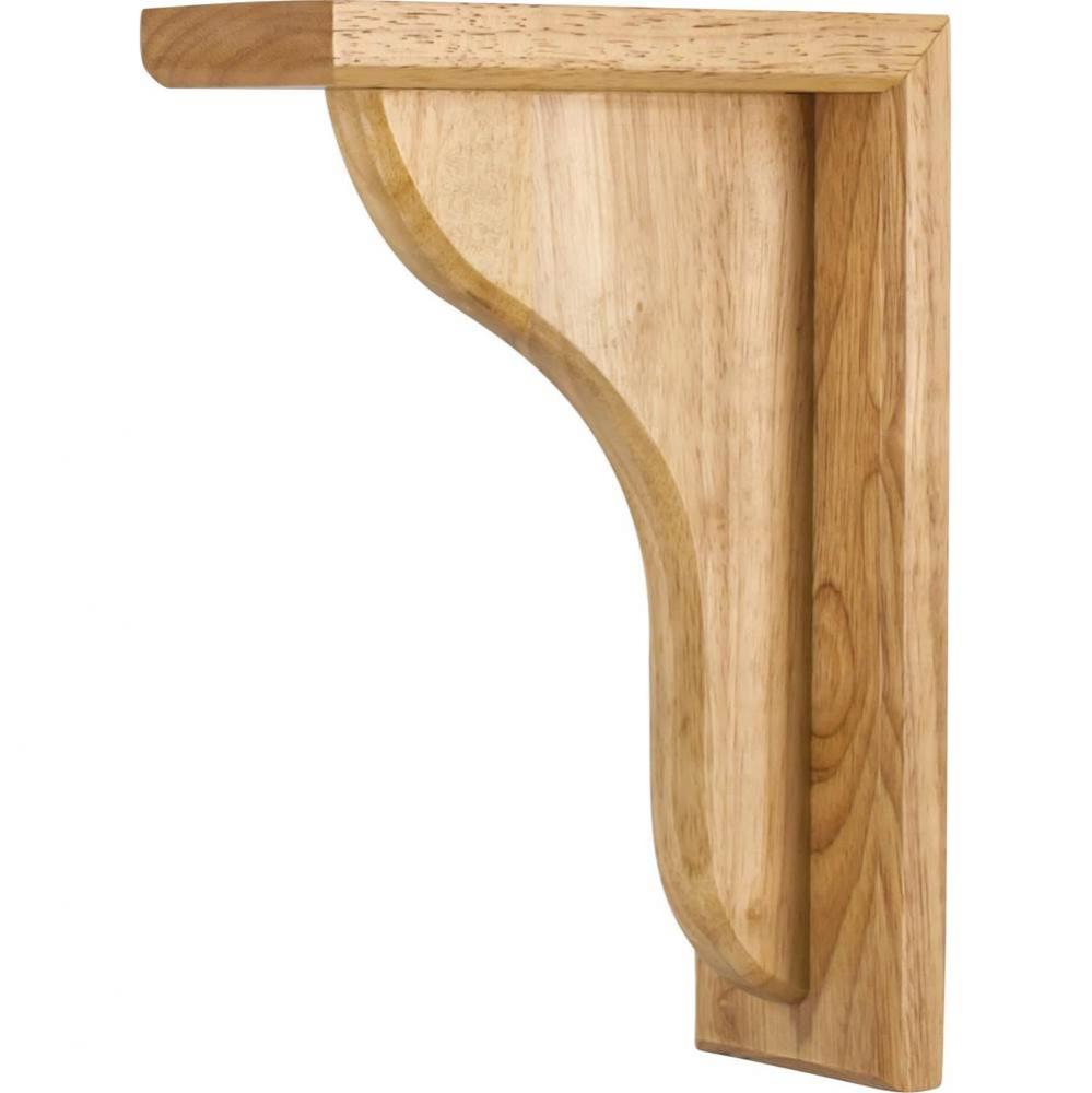 3'' W x 7-5/8'' D x 10-1/2'' H Hard Maple Beveled Bar Corbel